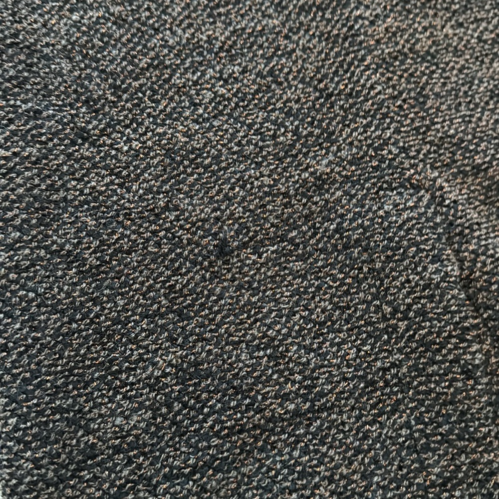 New Zara Brown Black Tweed Mock Neck Top Skirt Set S - Picture 9 of 12